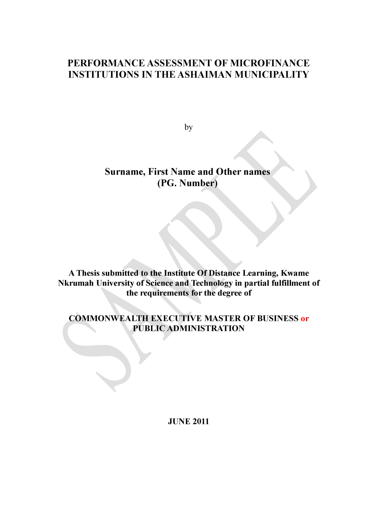 thesis submission mgr university