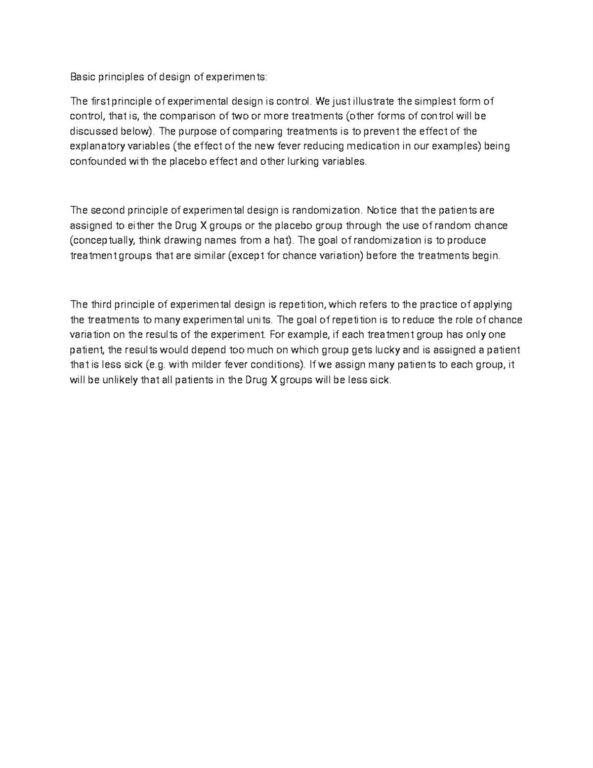 Basic principle-WPS Office - Basic principles of design of experiments ...