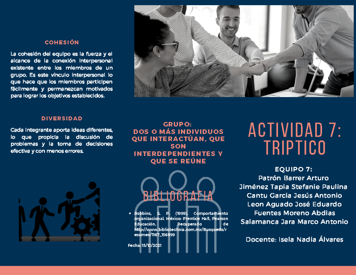 Etapas en las que se desarrolla un grupo - Manejo de Equipos de trabajo