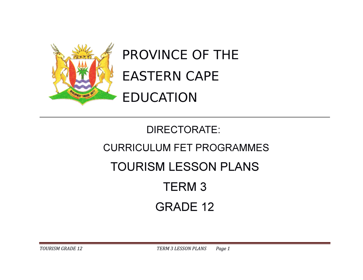 tourism grade 12 september 2019 memorandum eastern cape