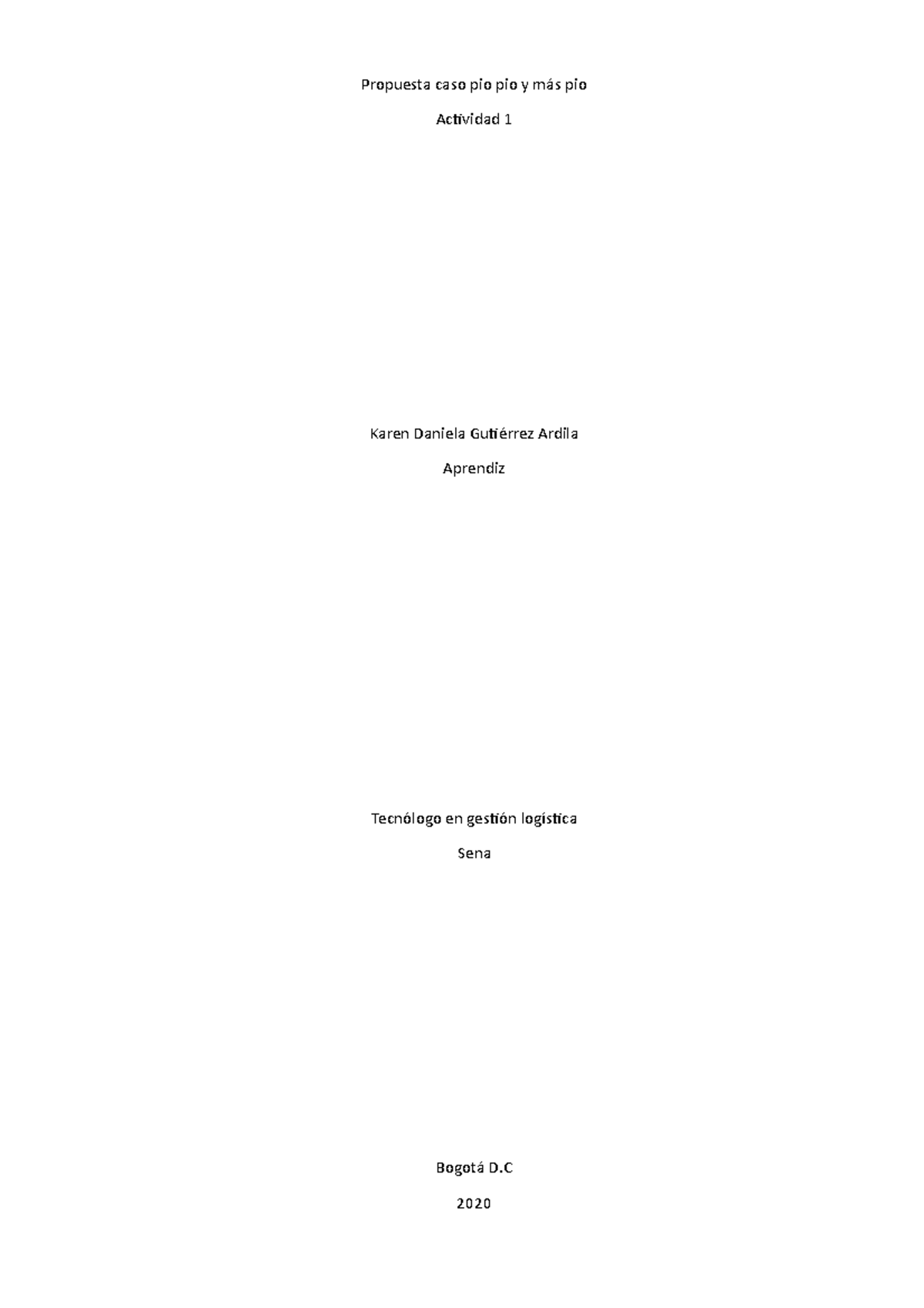 Propuesta caso pio pio y más pio Propuesta caso pio pio y más pio