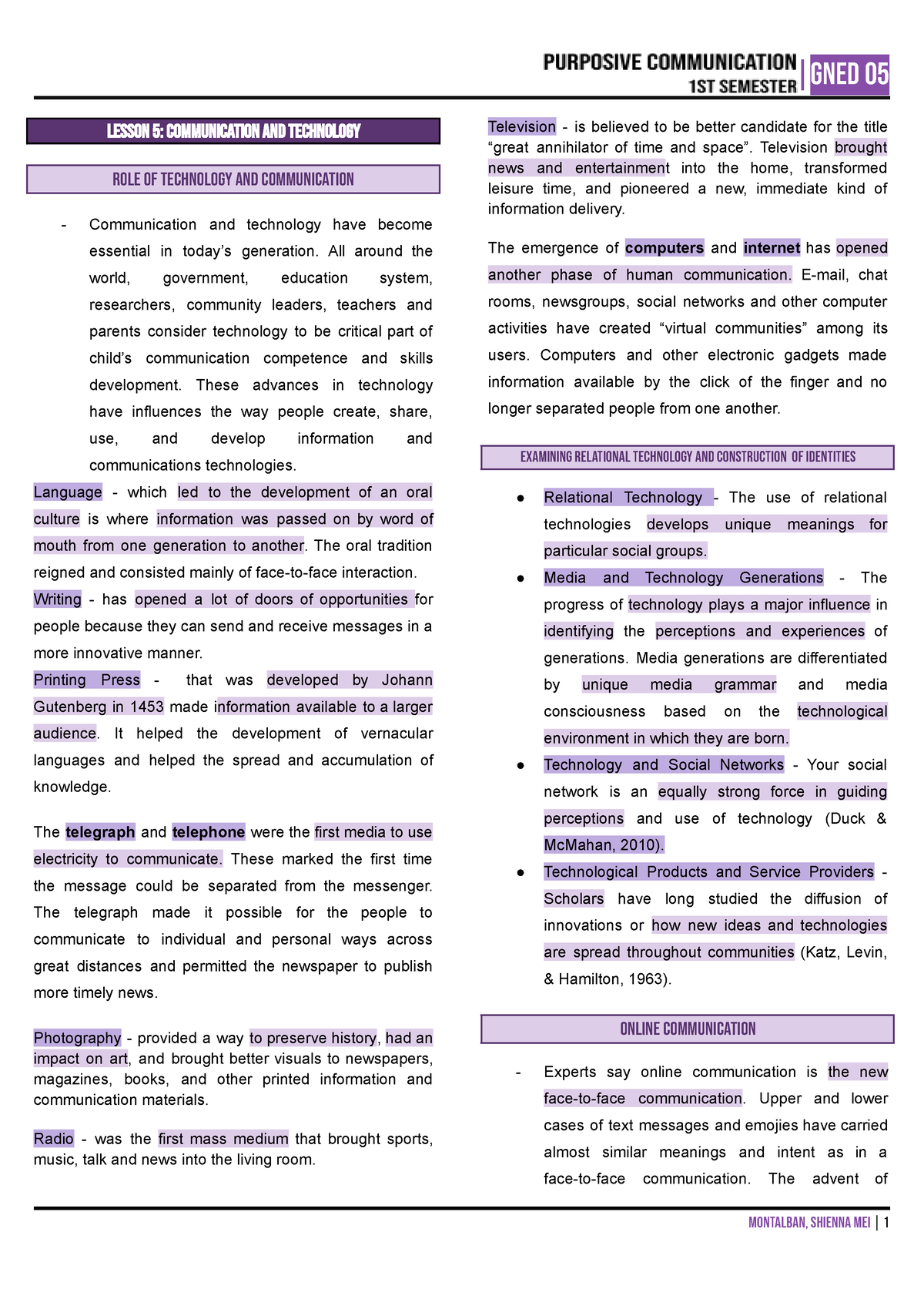 GNED 05 - Final Reviewer Super Basic Lang - |Gned 05 Lesson 5 ...