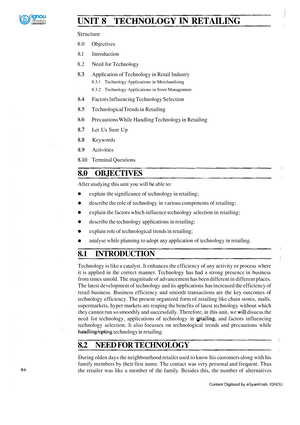 Unit-1.pdf Retail Scenario Introduction Of Retailing And Global Retail ...