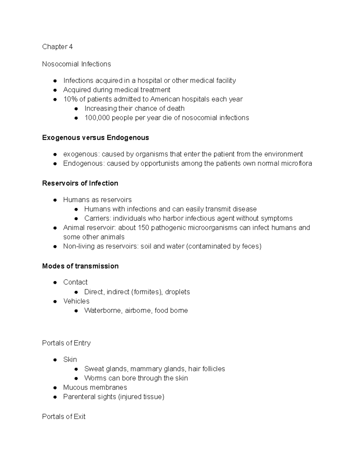 Chapter 4-micro - Karla Schallies- Medical Microbio lecture notes ...