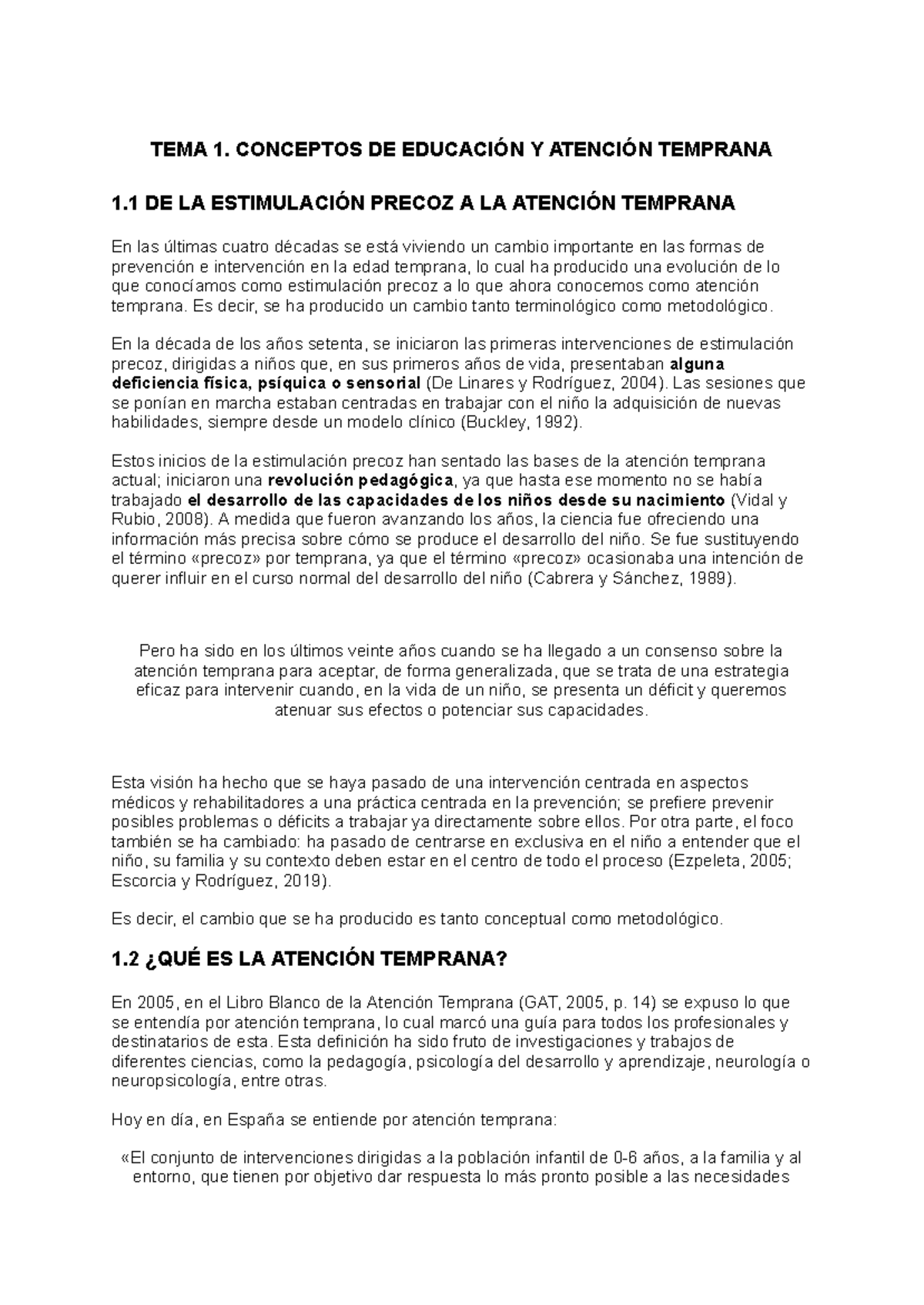 AtencióN TEMP - Son todos los temas de atención temprana del curso 2024 ...
