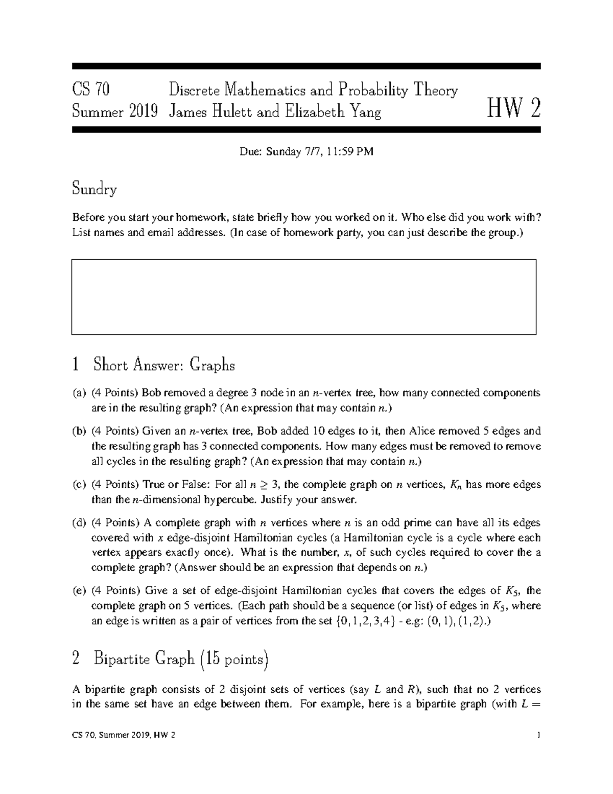 Hw02 2019 summer cs 70 discrete mathematics and probability theory
