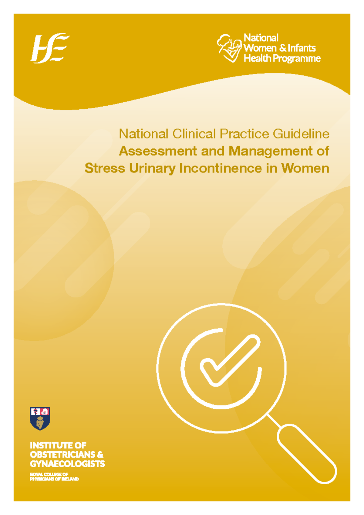 IOG NCG Assessment and Management of Stress Urinary Incontinence in ...