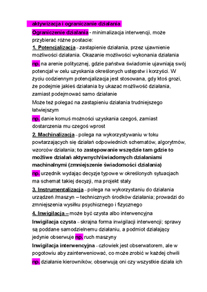 Nauka Administracji Z Elementami Organizacji I Zarządzania - 1. Pojęcie ...