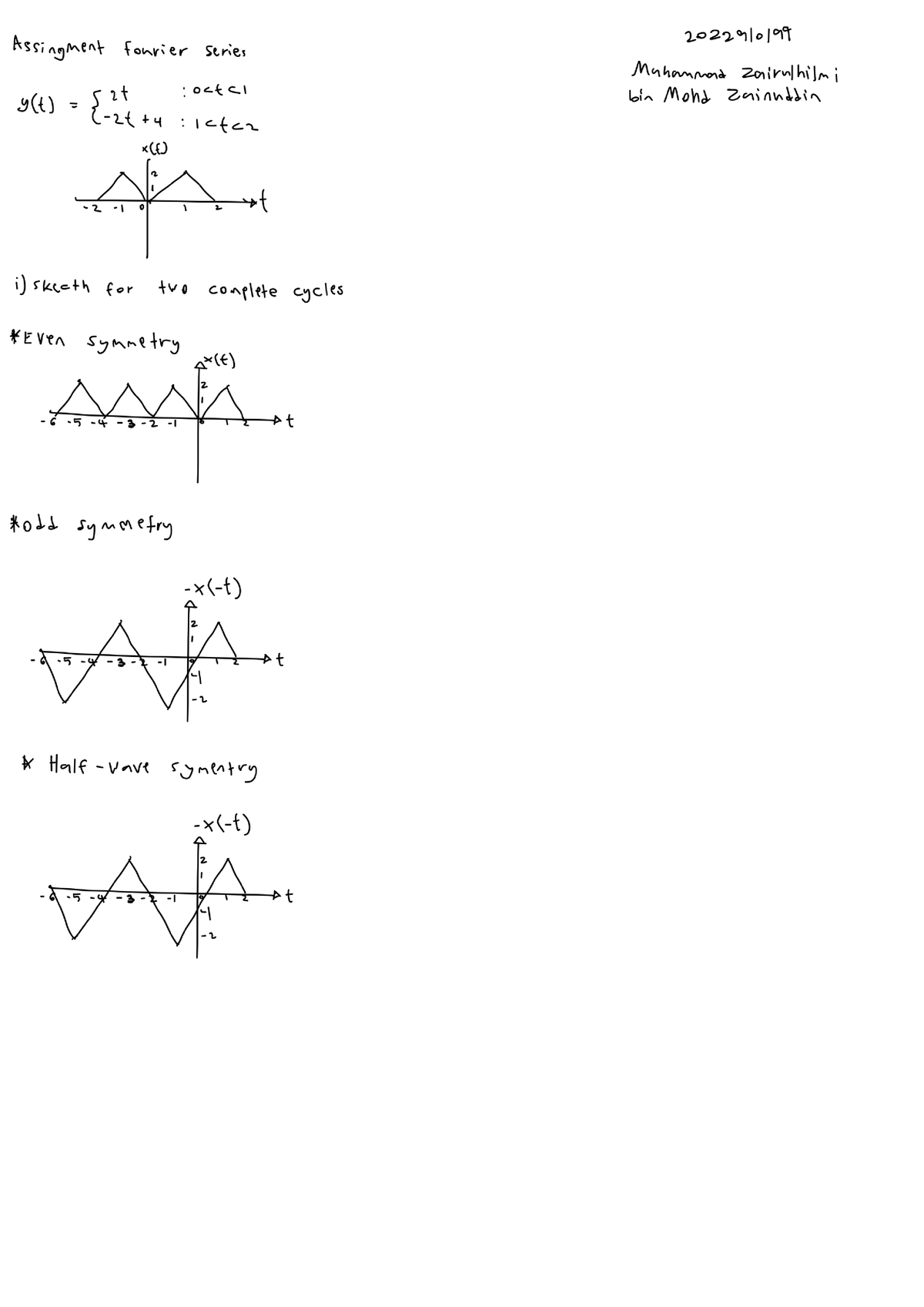 Assignment 1 - Signals And Systems - Studocu