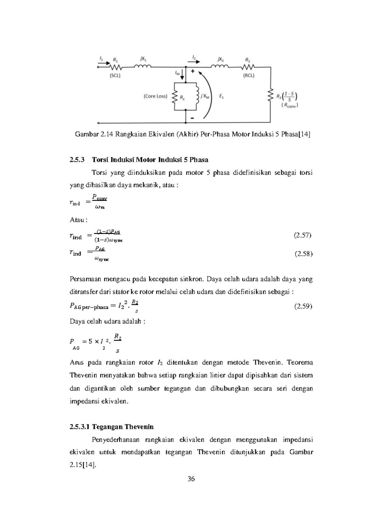 Rancang Bangun Example 10 𝜔 𝑟 𝑠 Gambar 2 Rangkaian Ekivalen Akhir