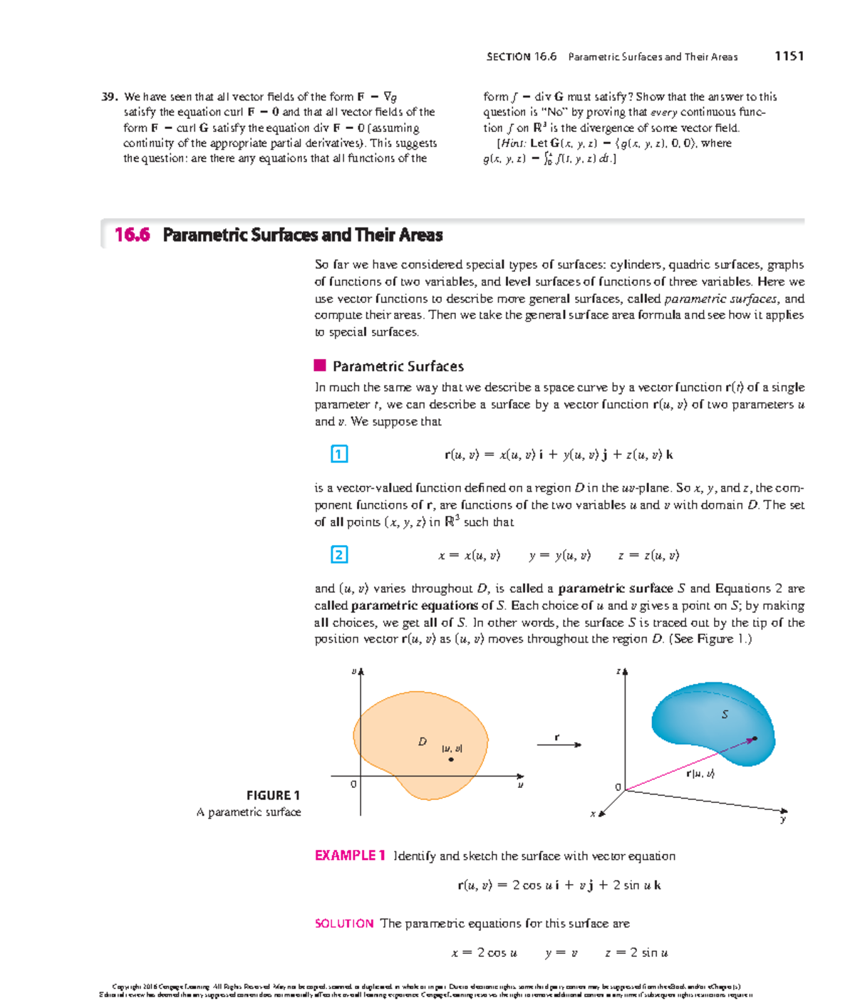 Parametric Surfaces And Their Areas – RQRR