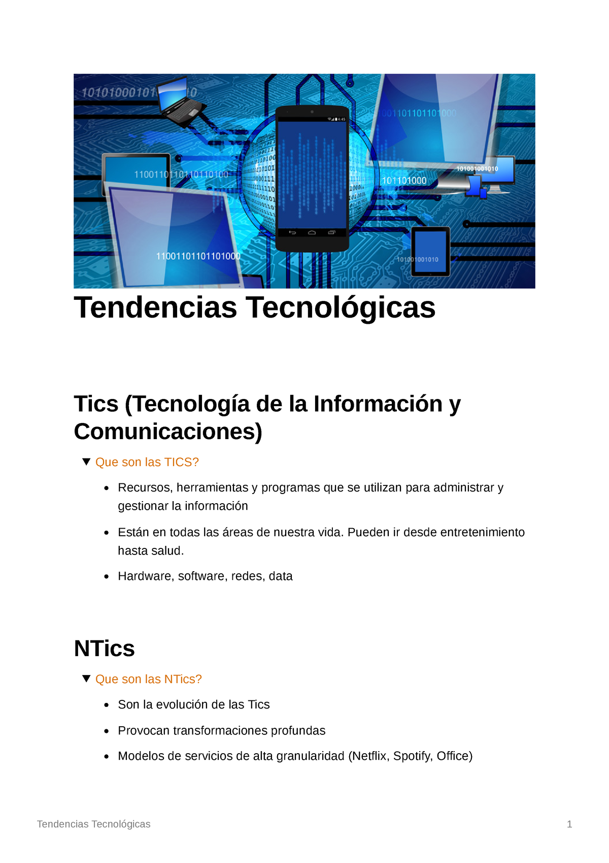 Tendencias Tecnológicas - Tendencias Tecnológicas Tics (Tecnología De ...