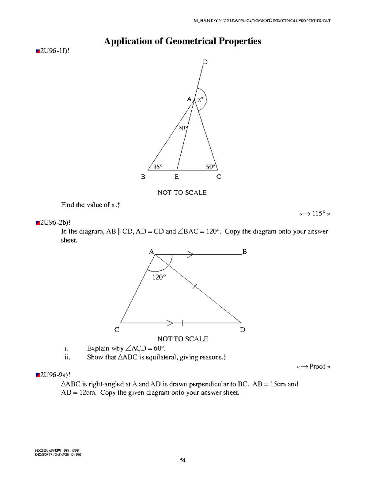 Geometrical-properties - Application of Geometrical Properties 2U96-1f ...