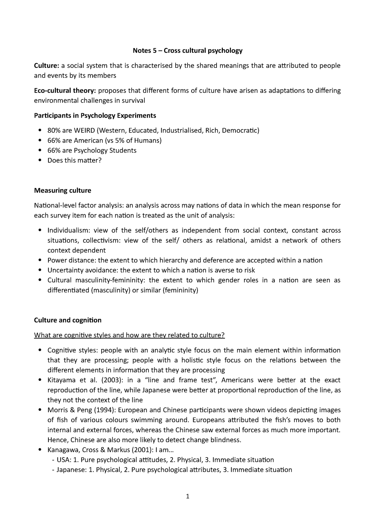 notes-5-cross-cultural-psychology-notes-5-cross-cultural