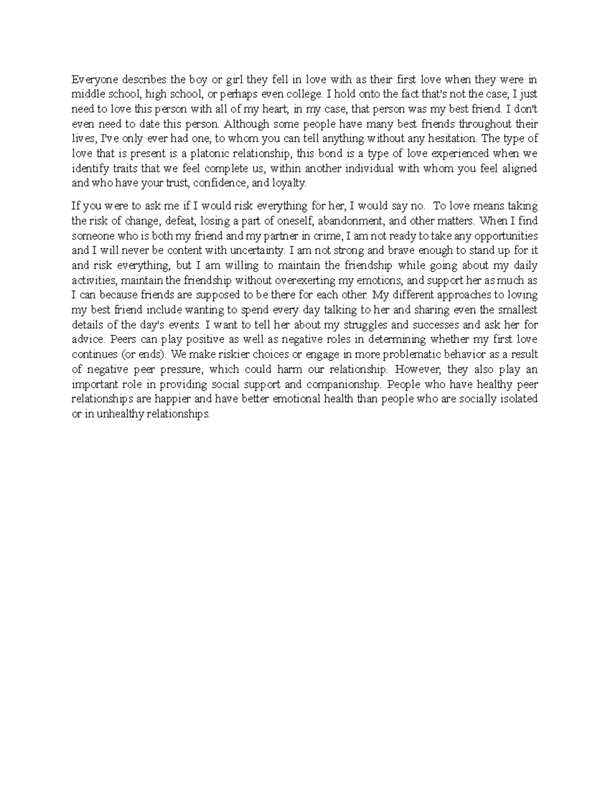 Sas course paper drafts - Self and Society - University of the ...