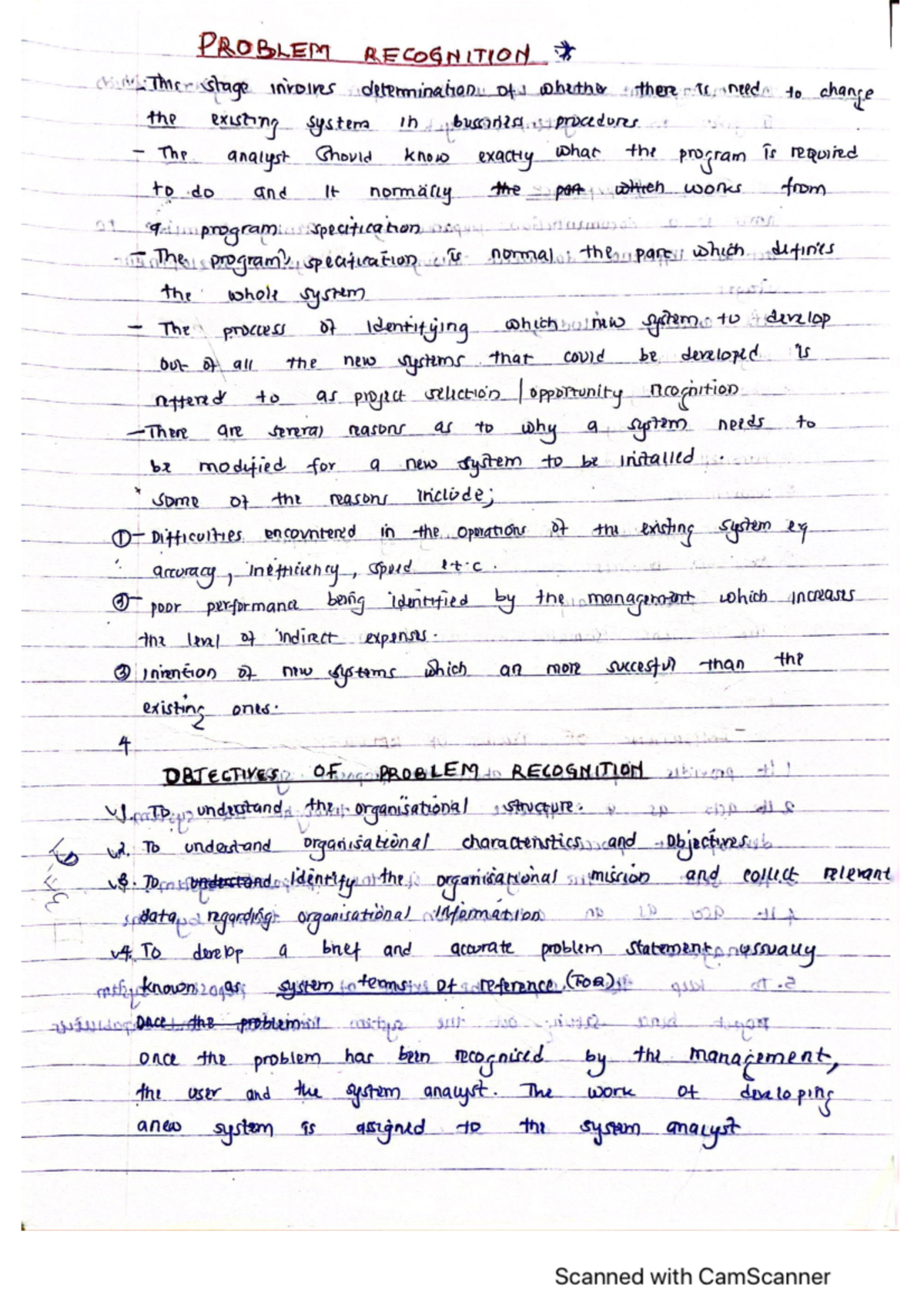 Problem recognition System analysis and design - Diploma in information ...