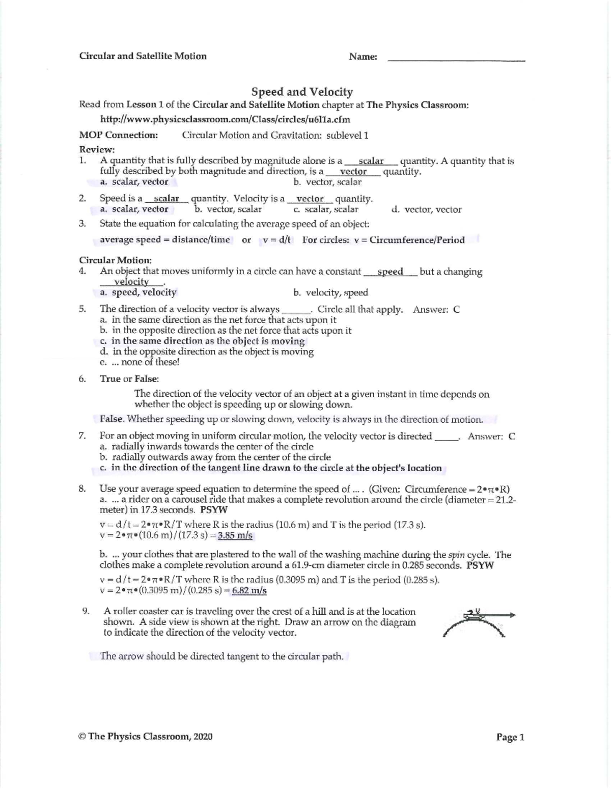 circular-motion-practice-key-circular-and-satellite-motion-name