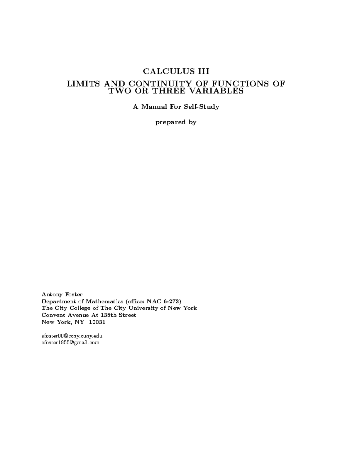 a-foster-limits-and-continuity-of-functions-of-two-or-three-variables-a