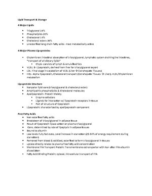 Biochemistry Prelim Notes - BIOCHEMISTRY CARBOHYDRATES OVERVIEW ...