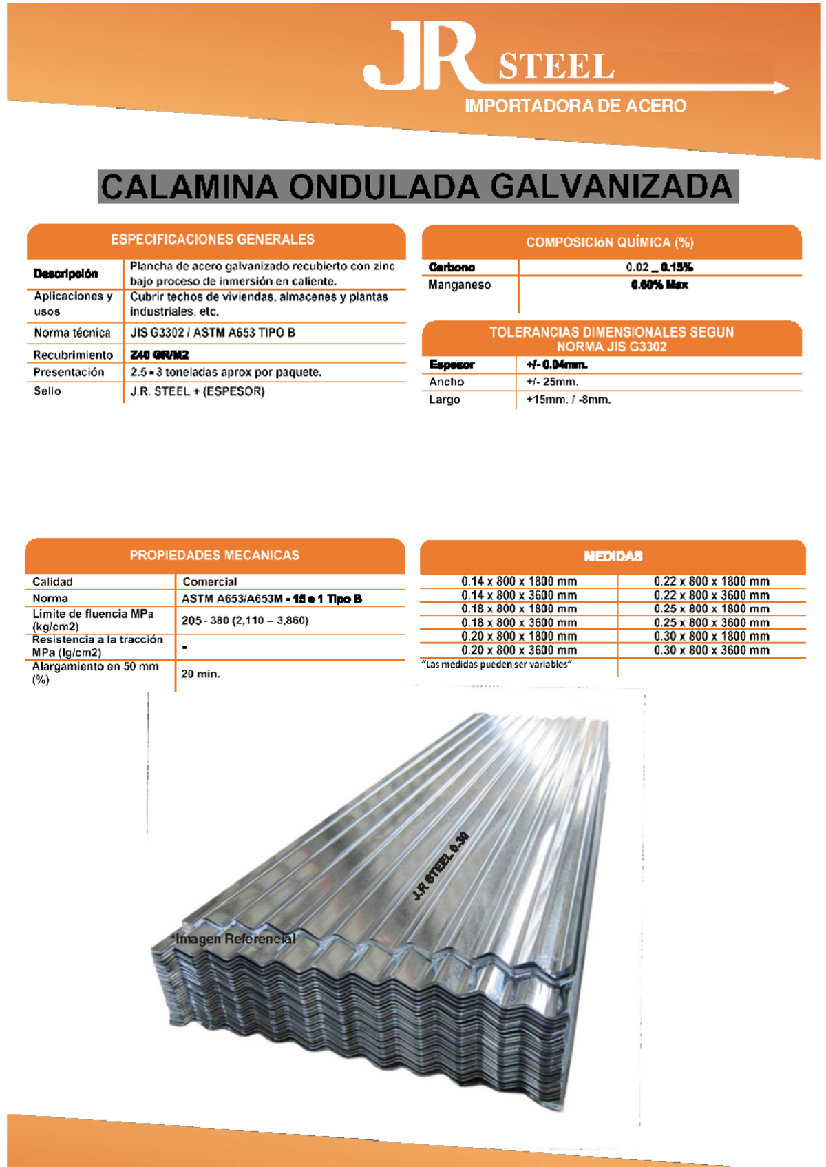 8 Ficha Tecnica Calamina Galvanizada 3 - Tutoría III - *Imagen ...