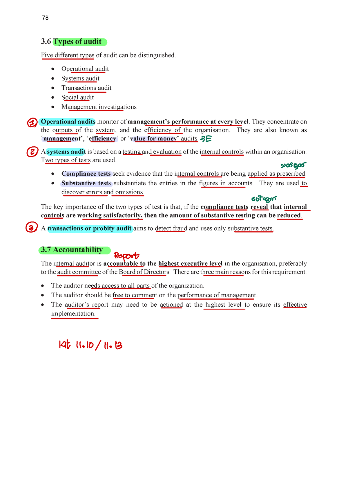 BT Notes 22 - 3 Types Of Audit Five Different Types Of Audit Can Be ...