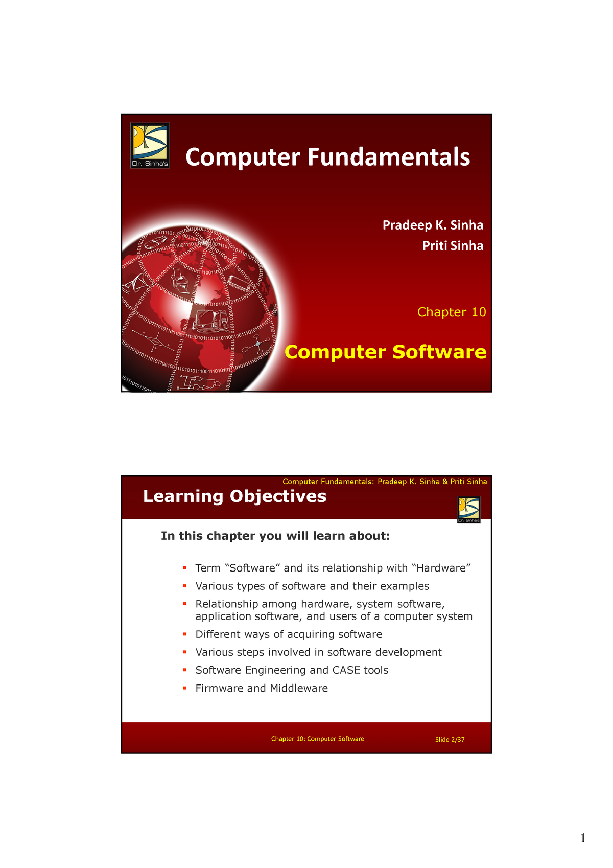 Types Of Software - Chapter 10: Computer Software Slide 1/ Computer ...