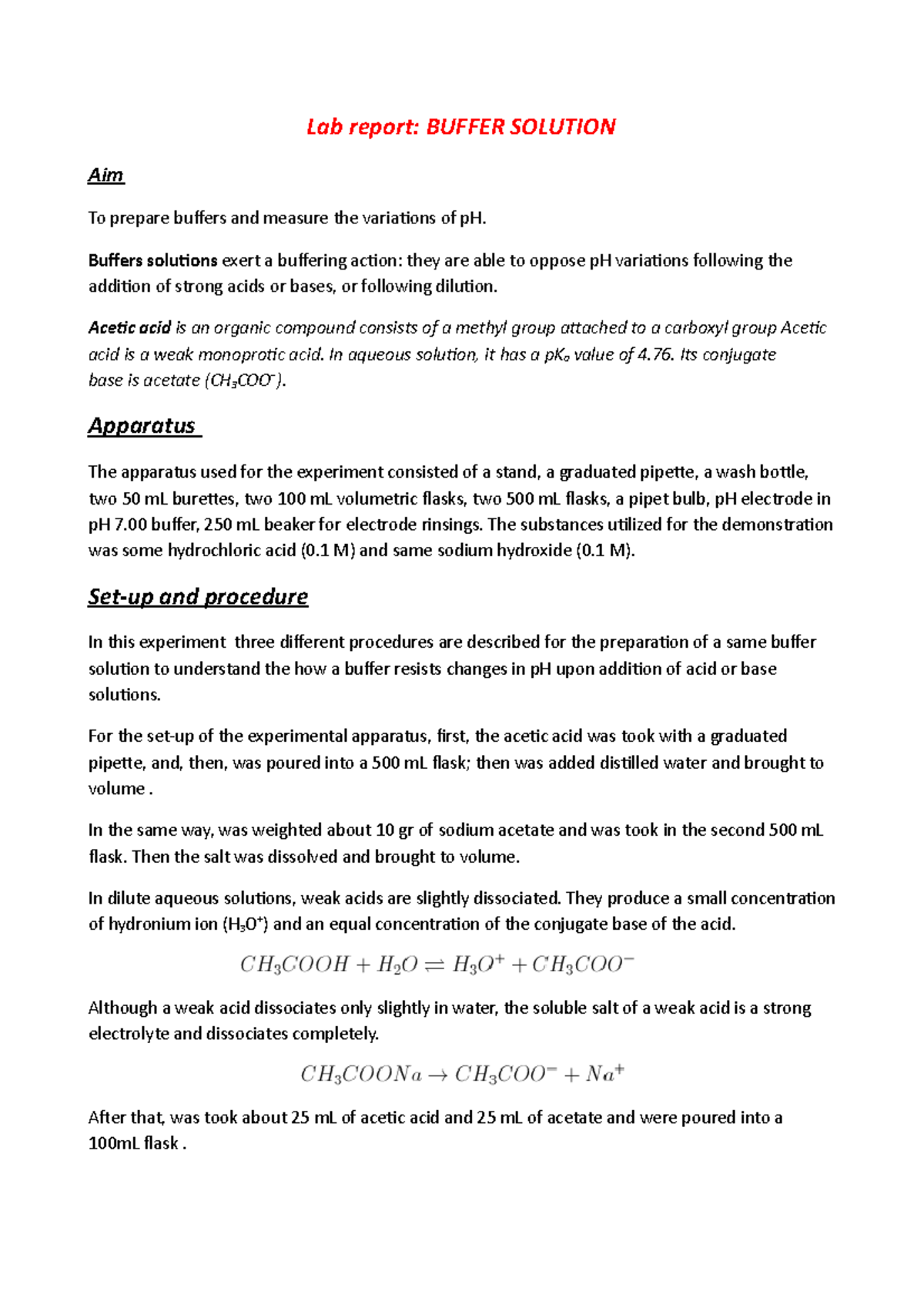 Esempio/prova d'esame 10 Maggio 2019, risposte Lab report BUFFER