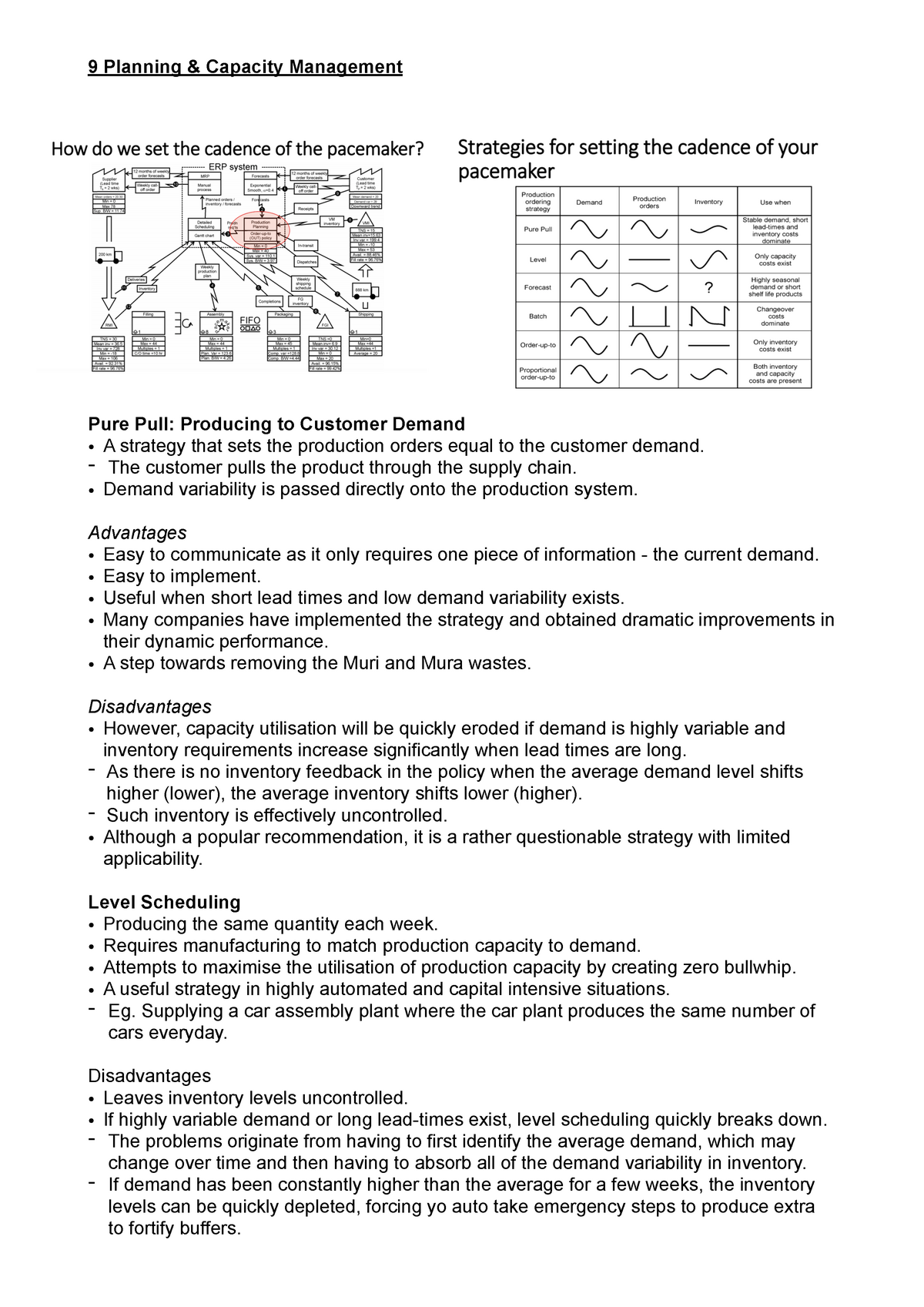 9 Planning Capacity Management Pdf Studocu