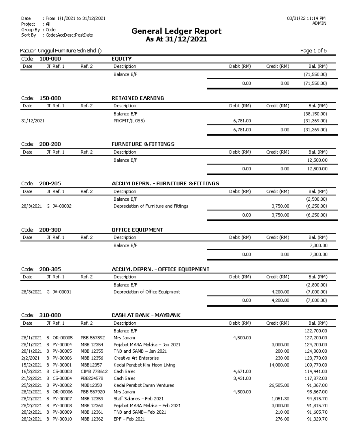 General Ledger Financial Accounting SQL computerized Accounting - From ...