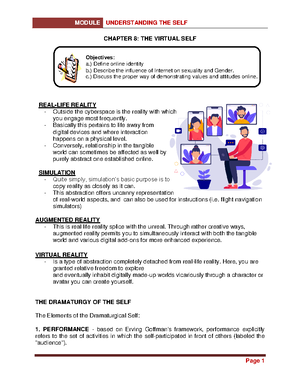 Chapter 4 - THE Physical and Sexual SELF - CHAPTER 4: THE PHYSICAL and ...