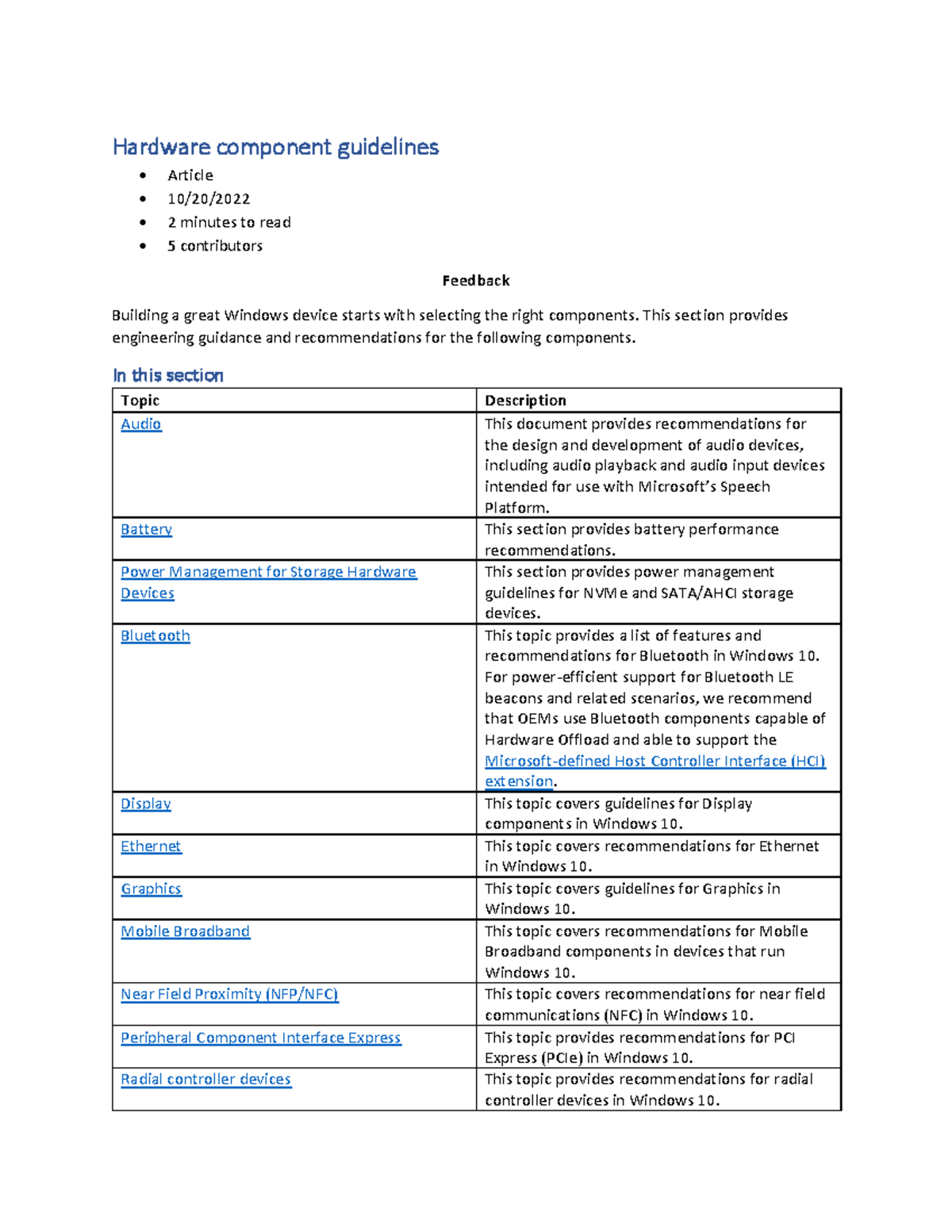 Document 32 (40) - Bob - Hardware component guidelines Article 10/20/ 2 ...