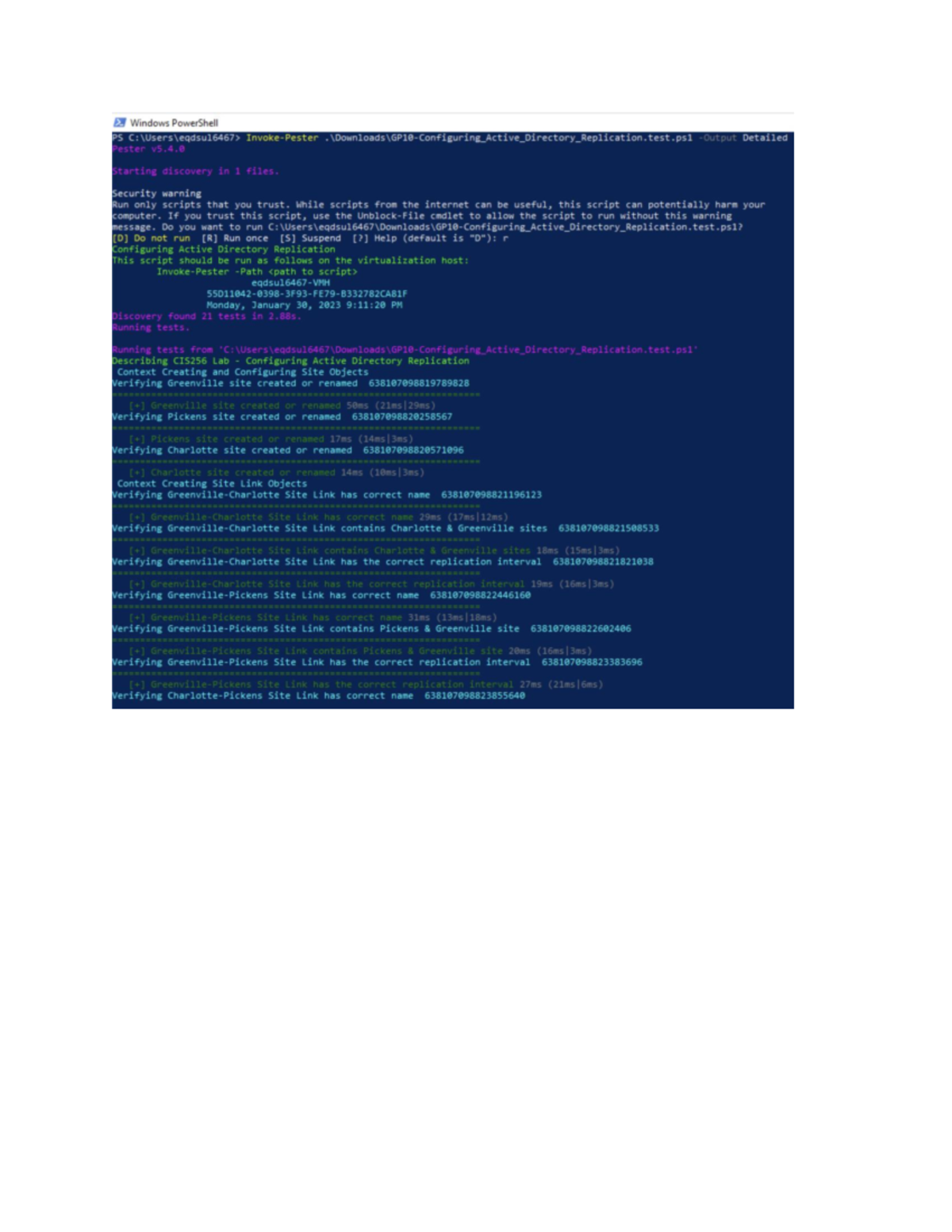 Configuring Active Directory Replication - CIS256 - Studocu