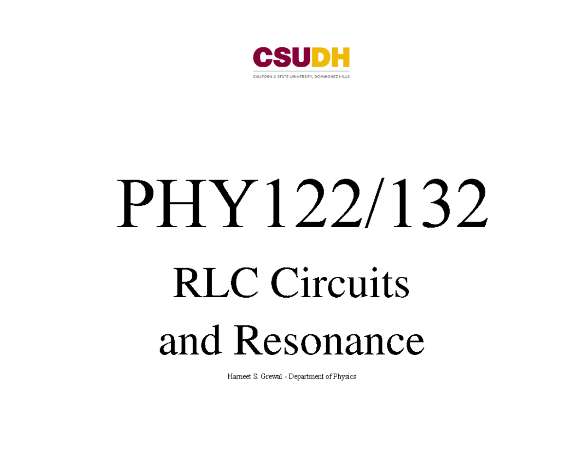 Why Are Rlc Circuits Important