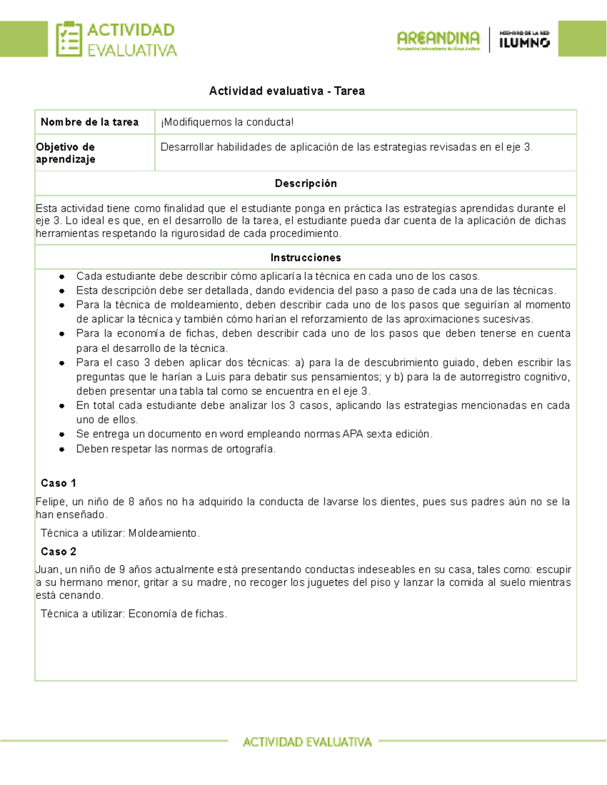 Actividad evaluativa - Eje 3 - Actividad evaluativa - Tarea Nombre de ...