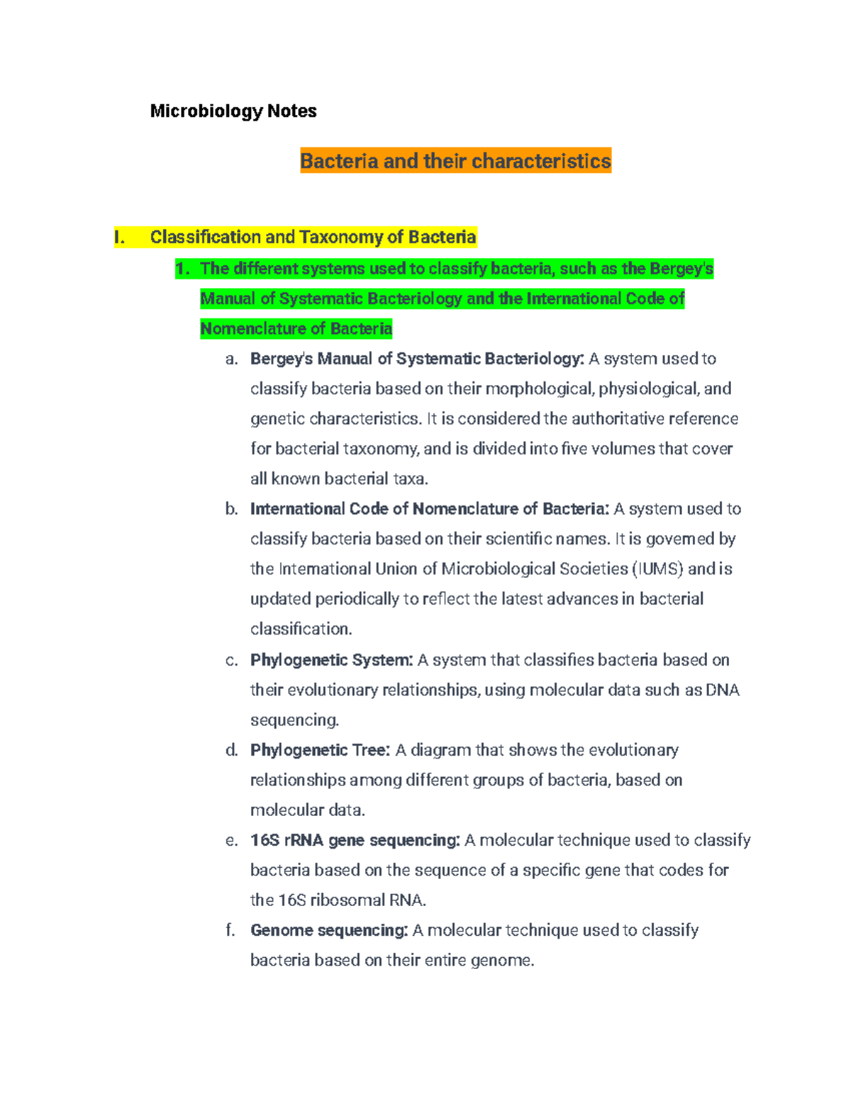 Microbiology Notes 16 - Microbiology Notes Bacteria and their ...