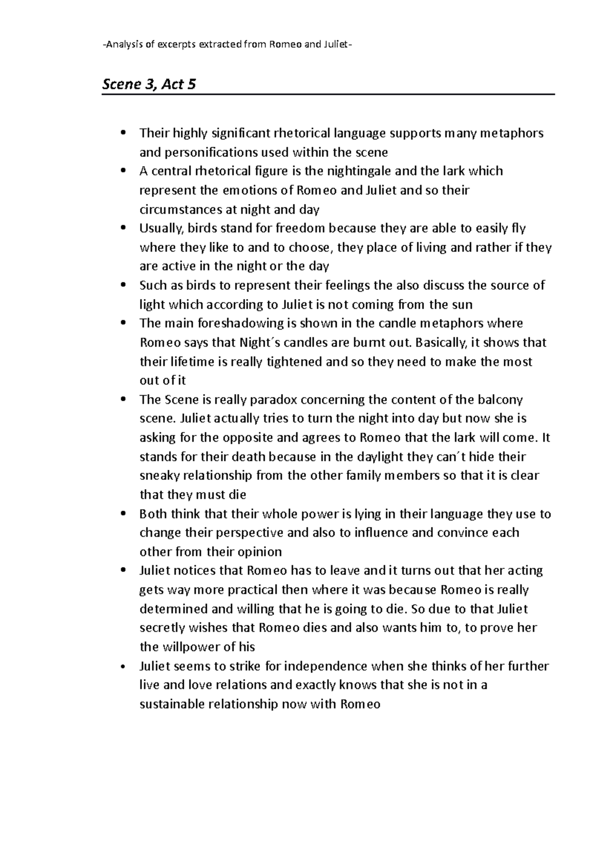 Scene 3 English Text/ Tasks from Lessons (grade 11) Analysis of