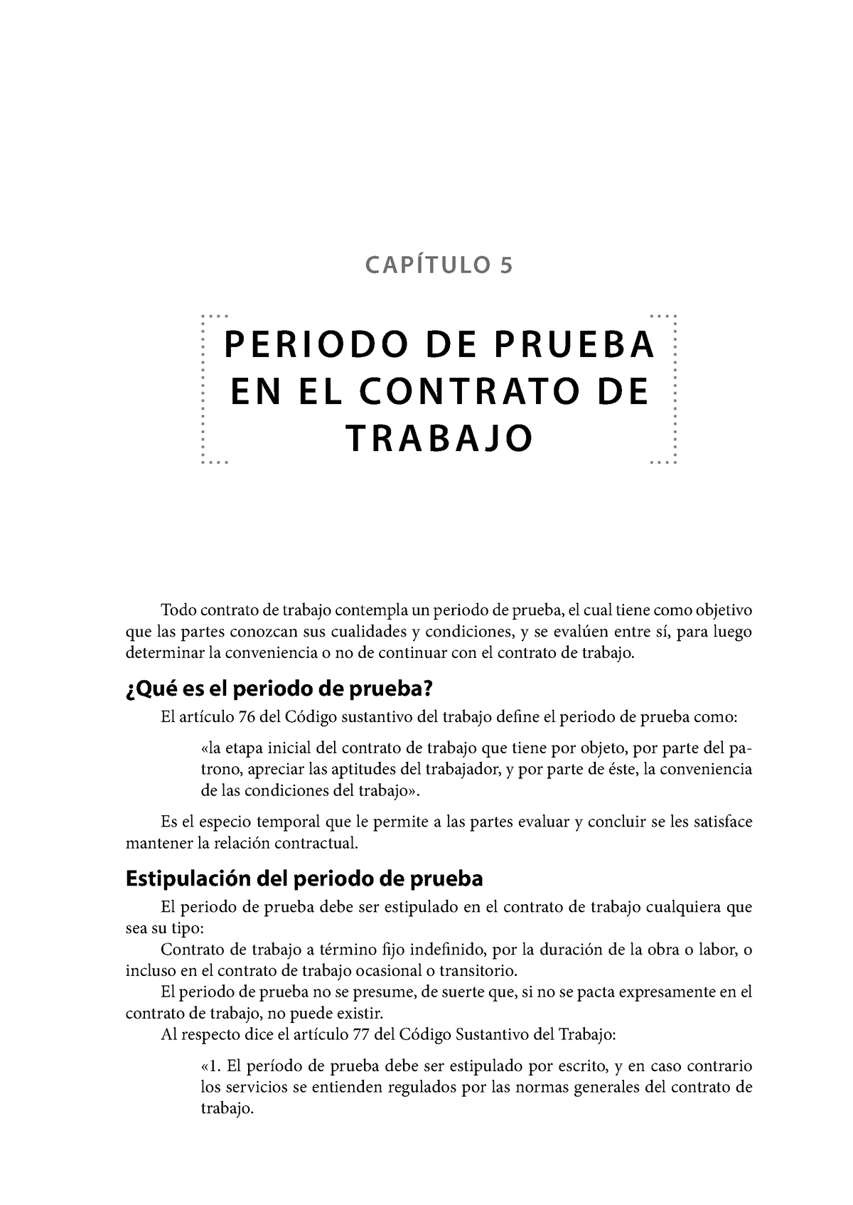 Periodo De Prueba En El Contrato De Trabajo - Todo Contrato De Trabajo ...