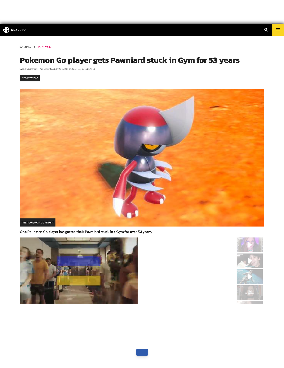 Pokemon Go player finds “imposter” Eeveelution in local gym - Dexerto