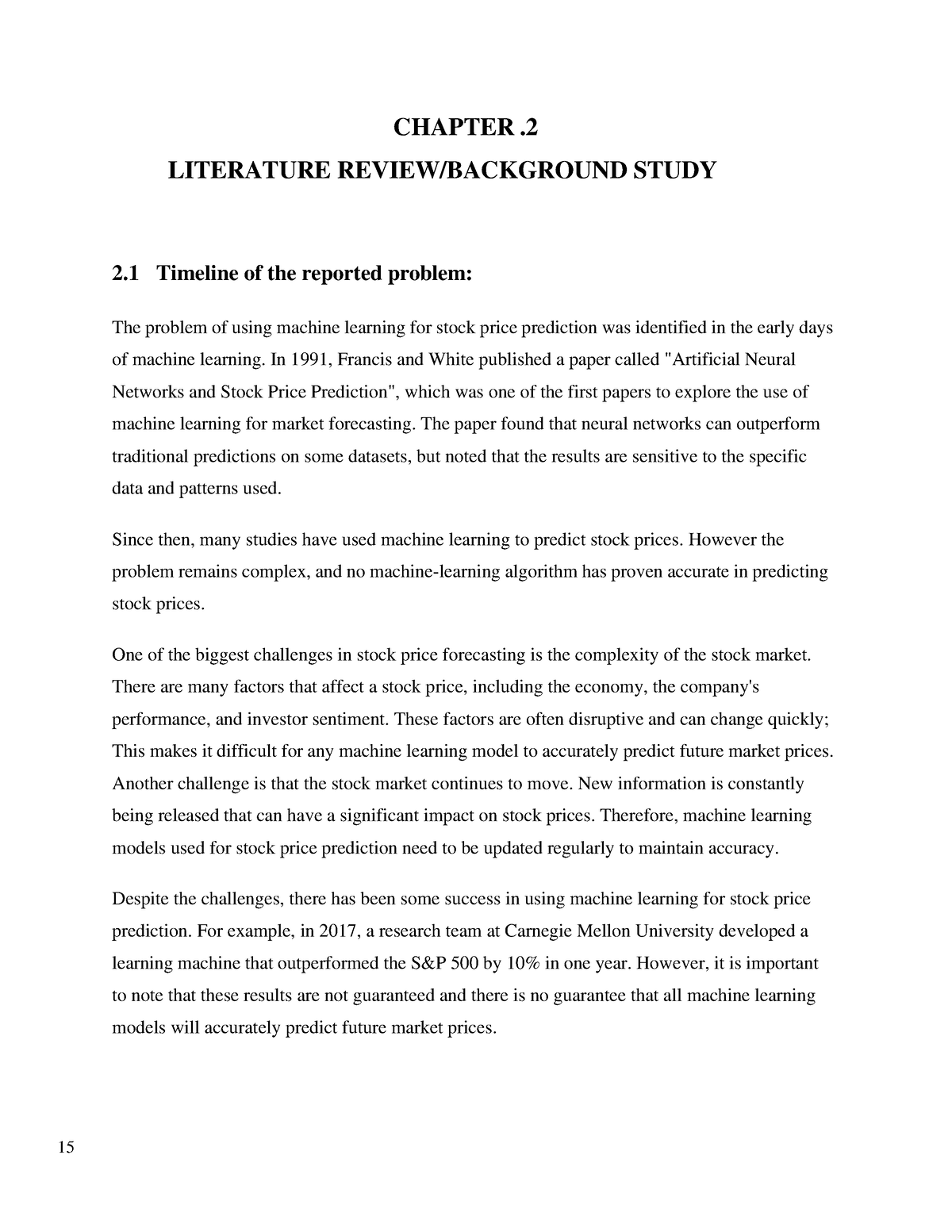 Phase 2 Repoo - Project - CHAPTER. LITERATURE REVIEW/BACKGROUND STUDY 2 ...