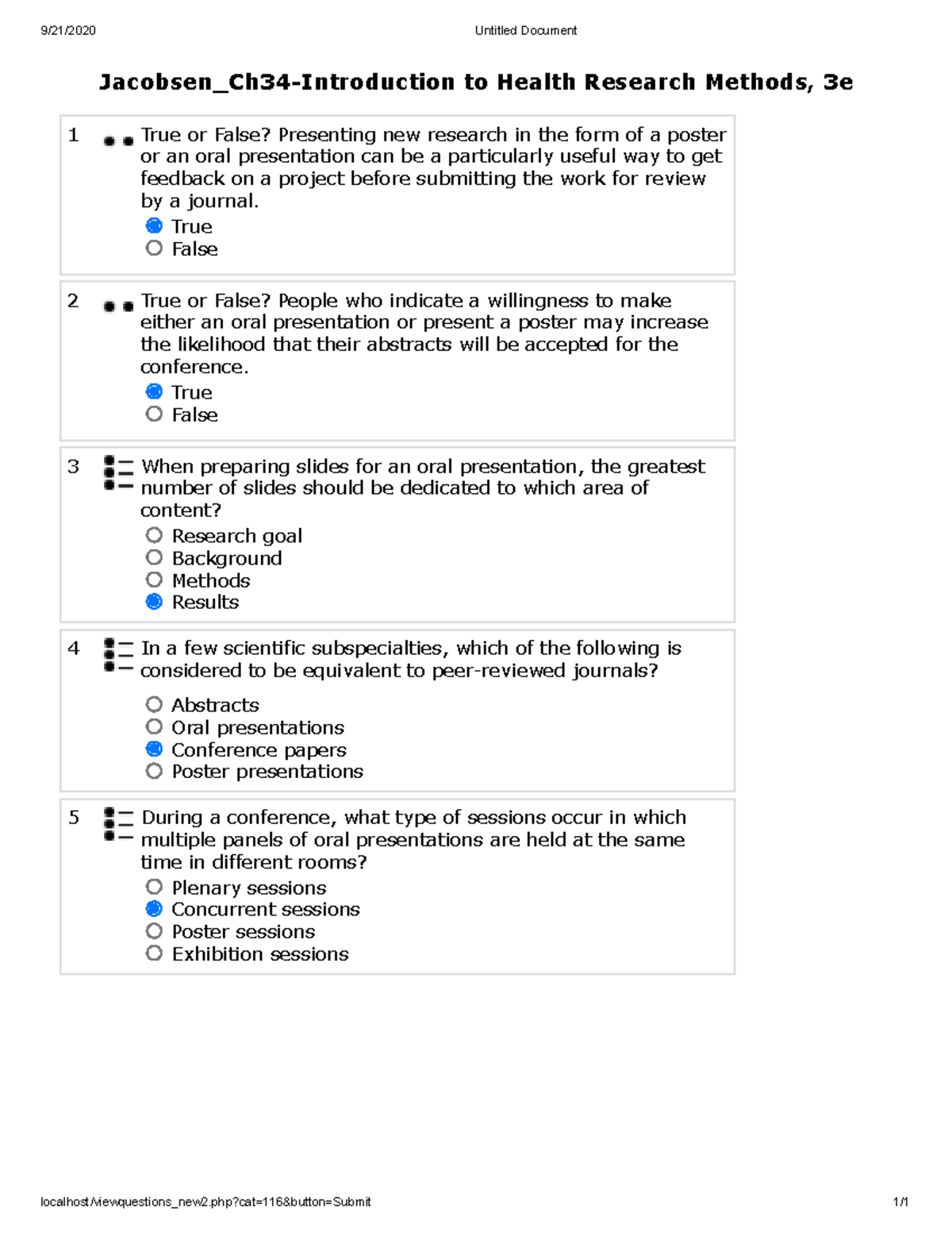 Ch34 - Questions - 9/21/2020 Untitled Document - Studocu