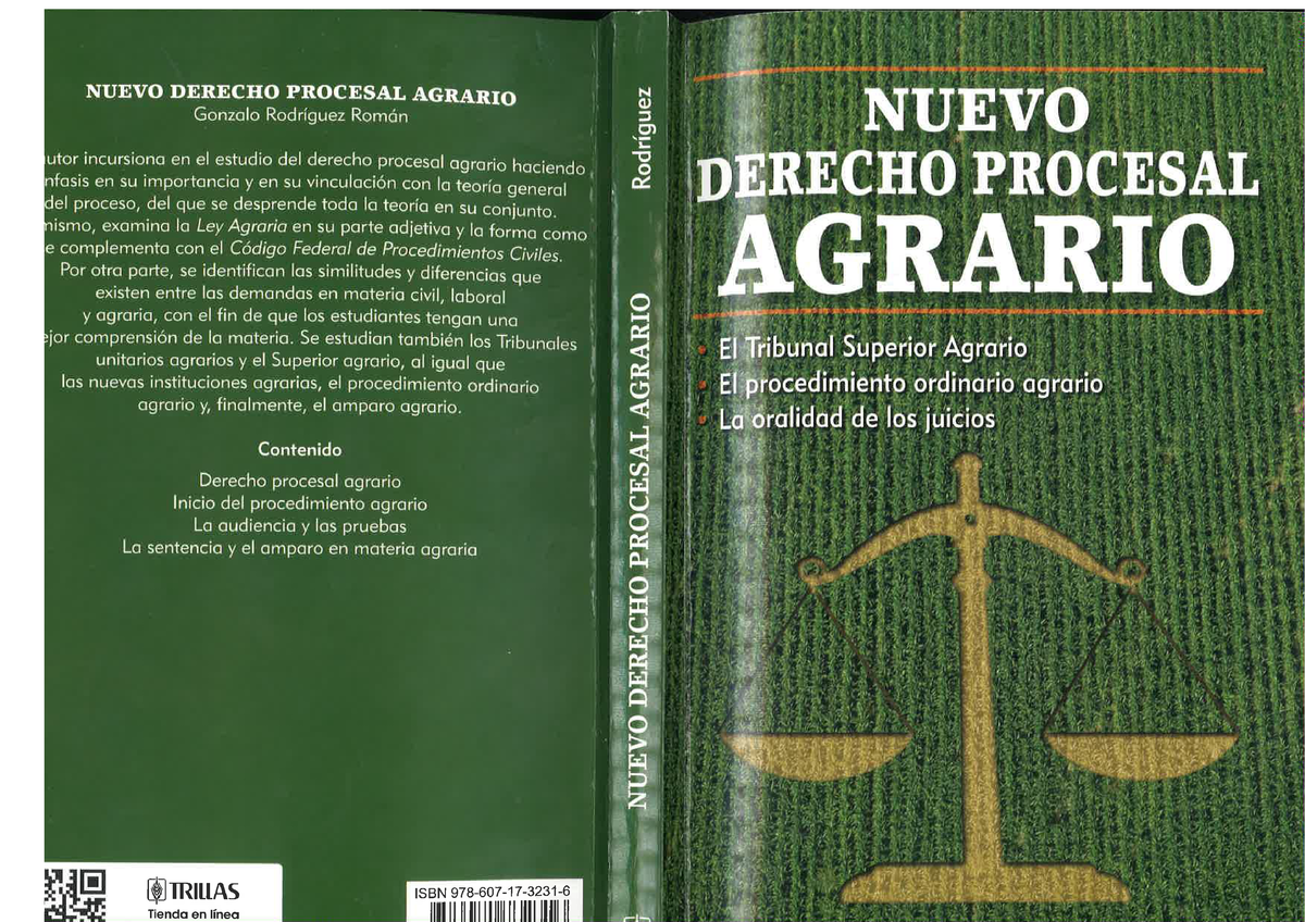 Derecho Procesal Agrario - Derecho Agrario - Studocu