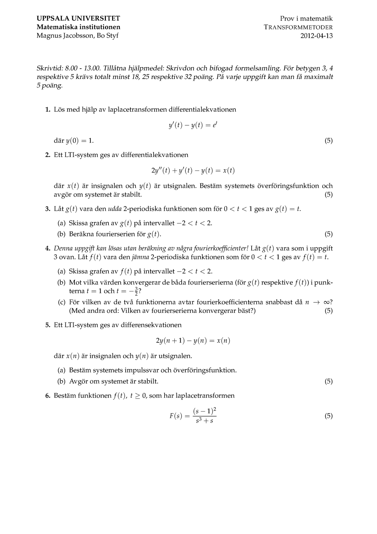 Exam 13 April 12 Questions And Answers Studocu