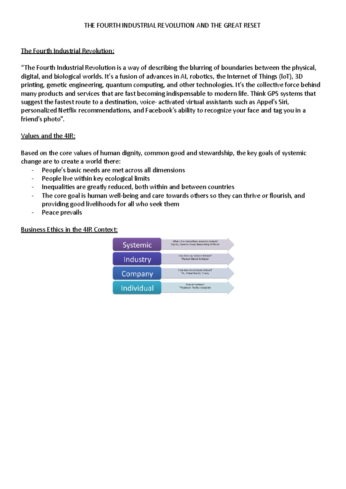 8. THE Fourth Industrial Revolution AND THE Great Reset - THE FOURTH ...
