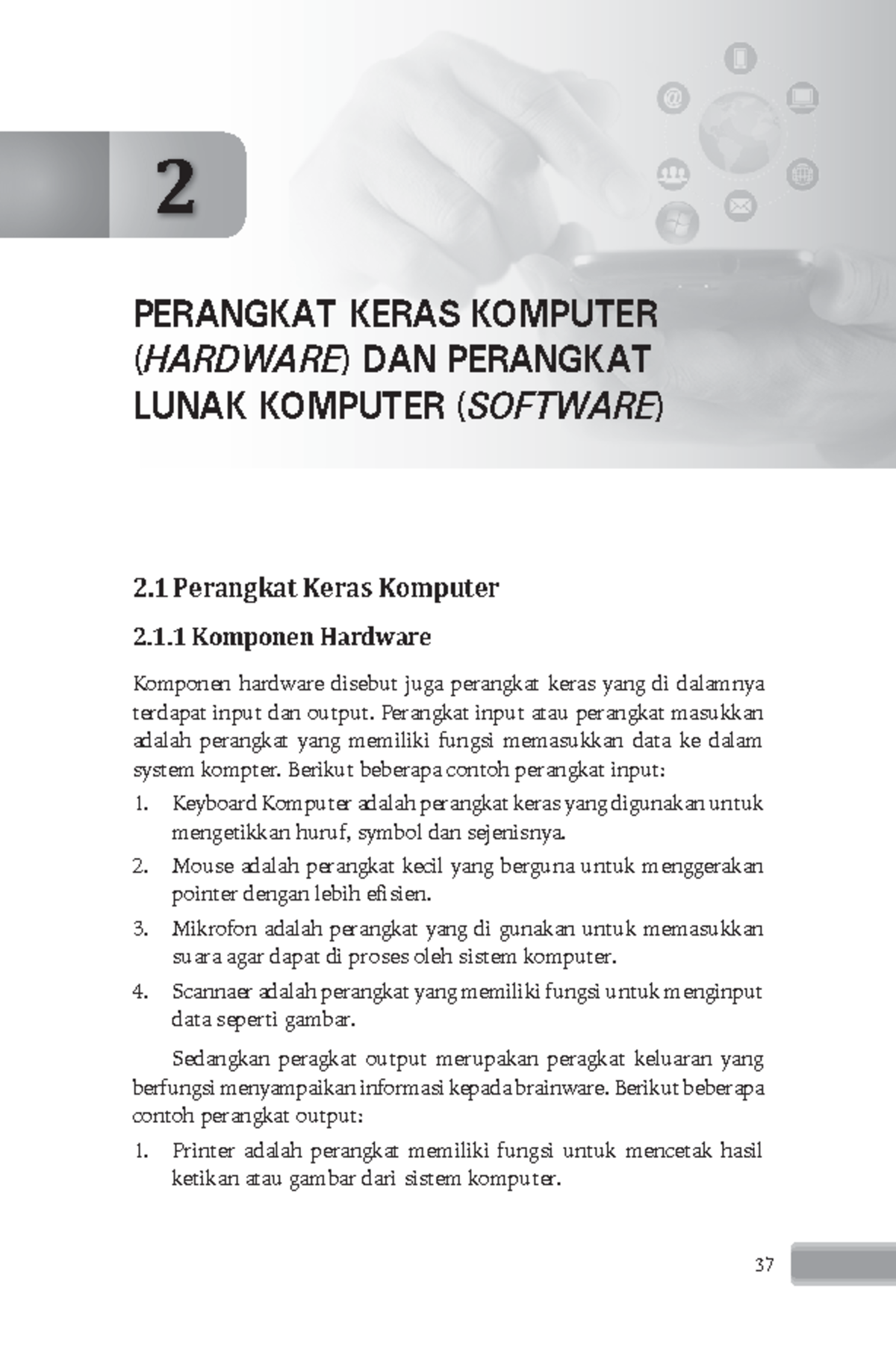 Pengantar Teknologi Informasi - Bab 1 Perangkat Keras Komputer ...