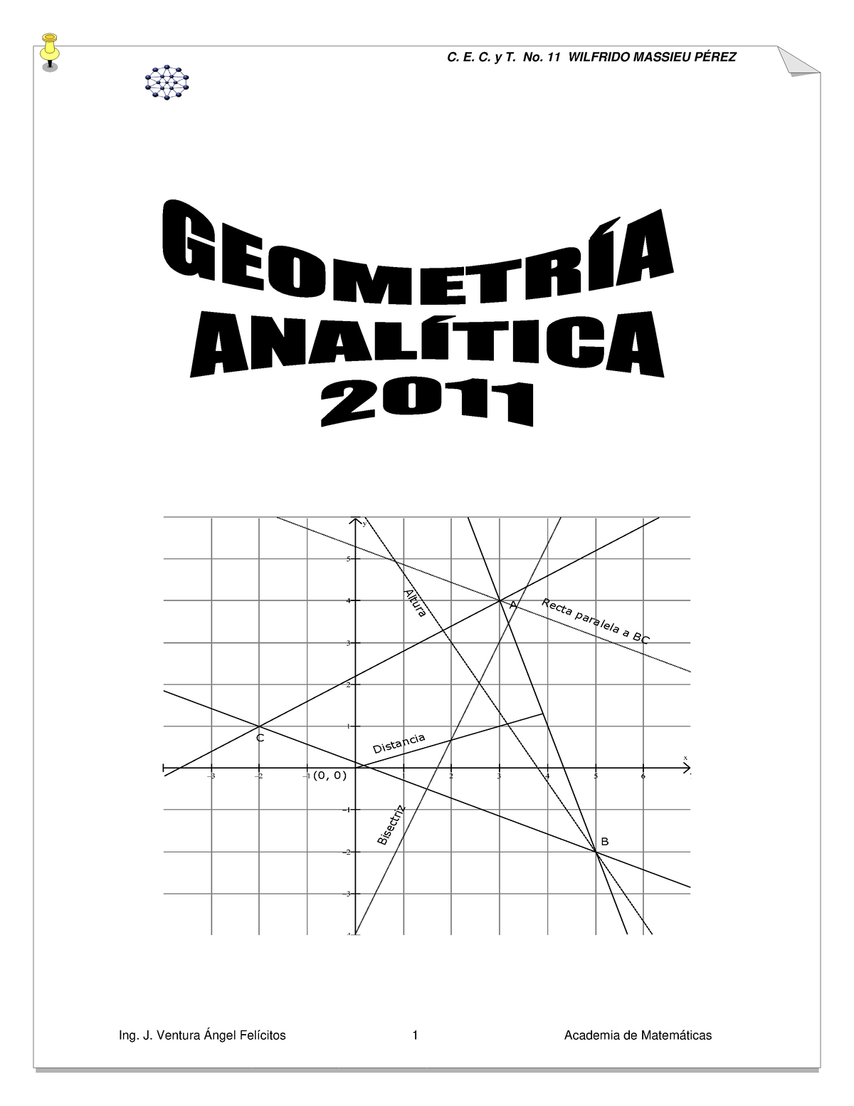 Geometria Analitica Pdf Geométria Analítica X Y A B C Distancia 0 0 Recta Paralela A Bc 4963