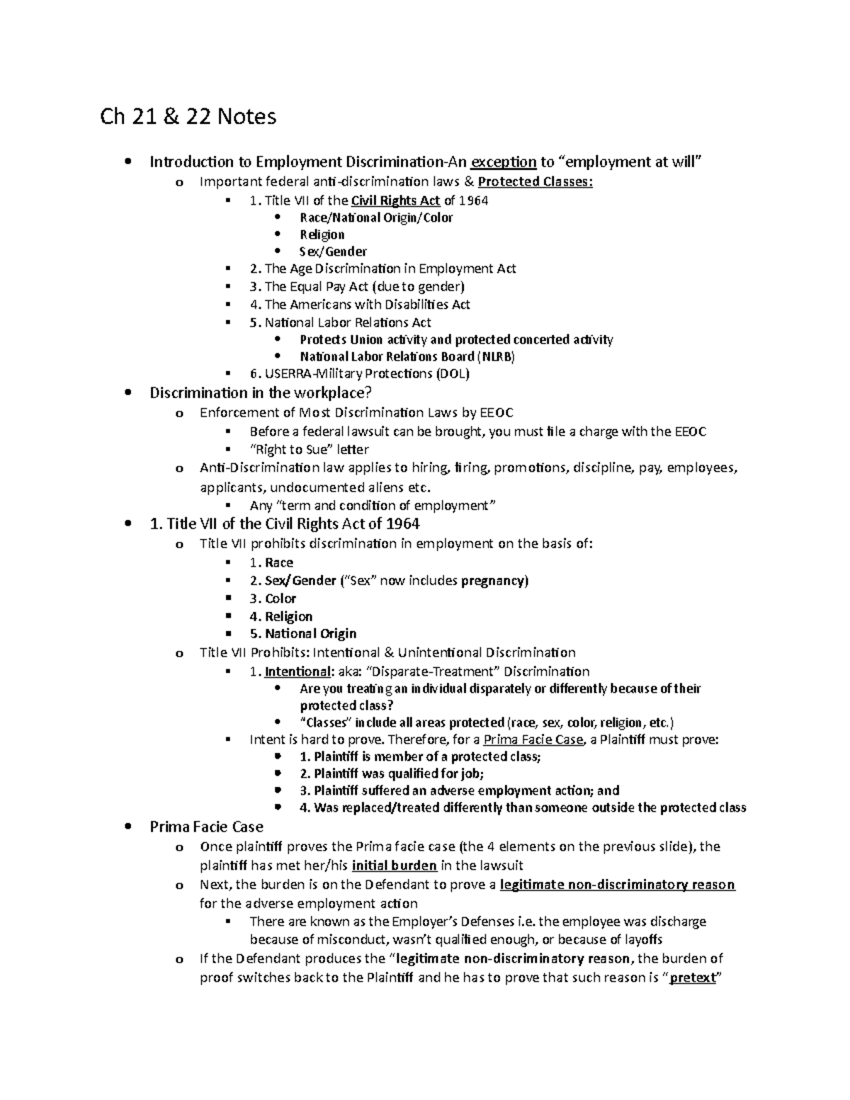 ch-21-22-notes-ch-21-22-notes-introduction-to-employment-discrimination-an-exception-to