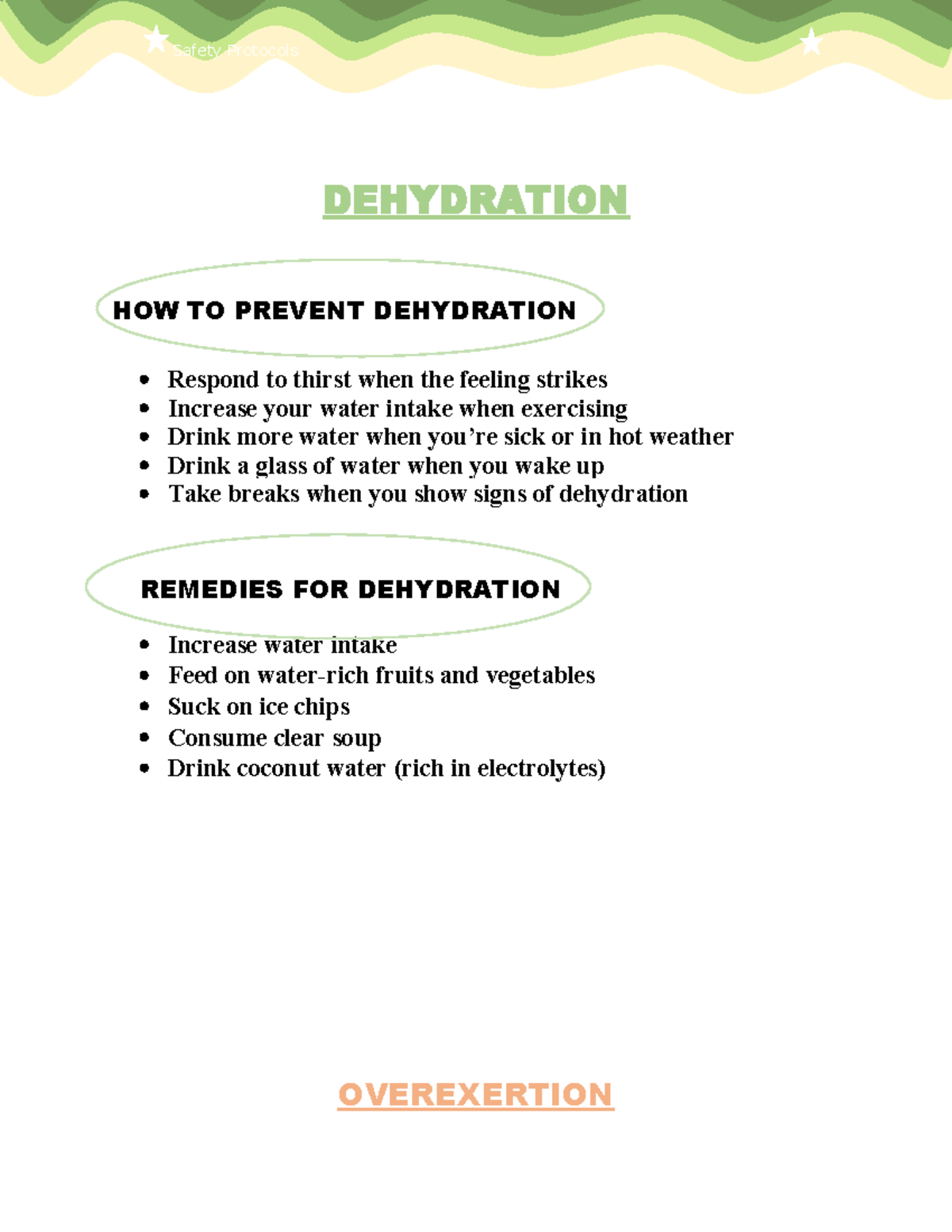How to Prevent Dehydration - DEHYDRATION HOW TO PREVENT DEHYDRATION ...