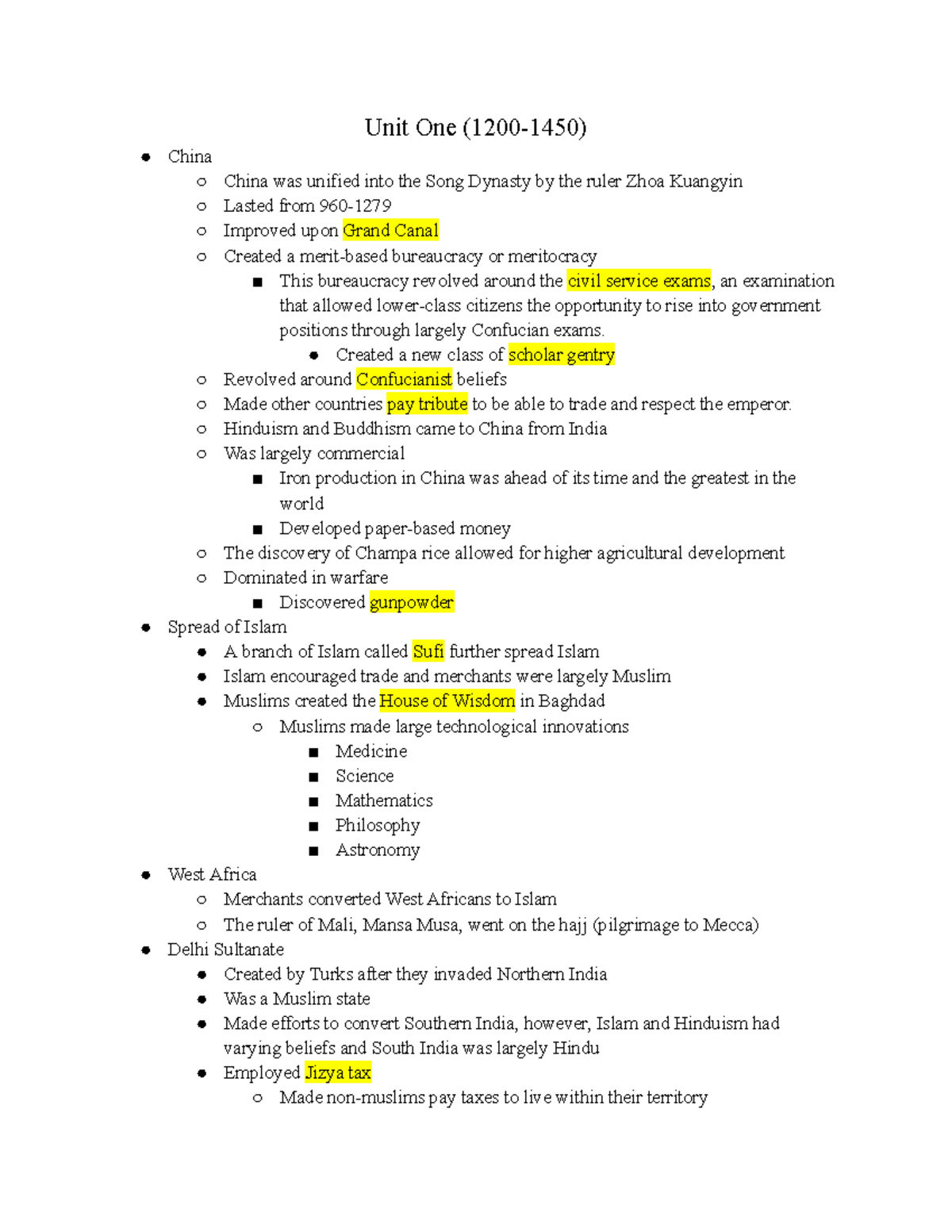 AP World History Modern - Comprehensive Review & Study Guide - ALL ...