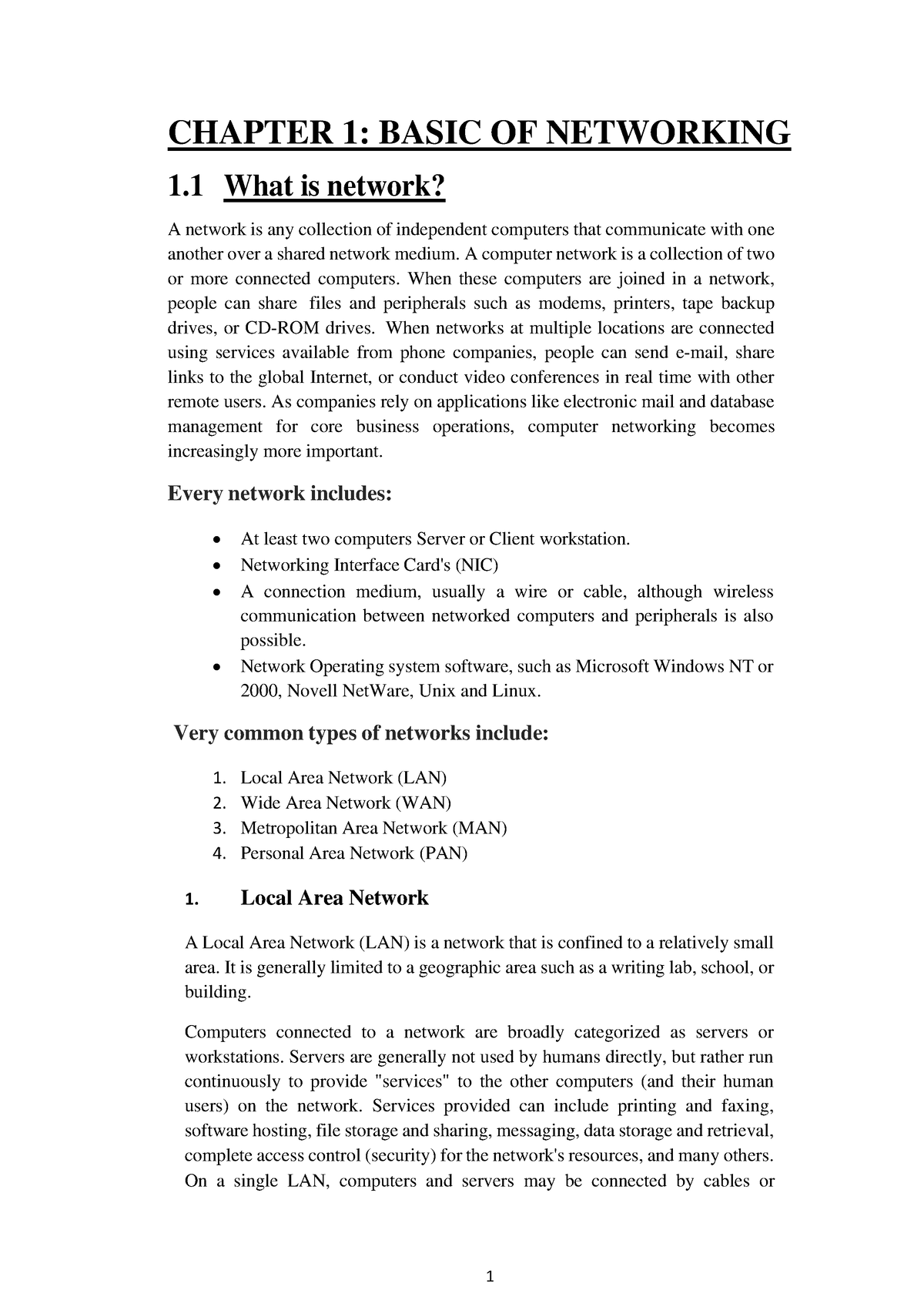 report-chapter-1-basic-of-networking-1-what-is-network-a-network-is