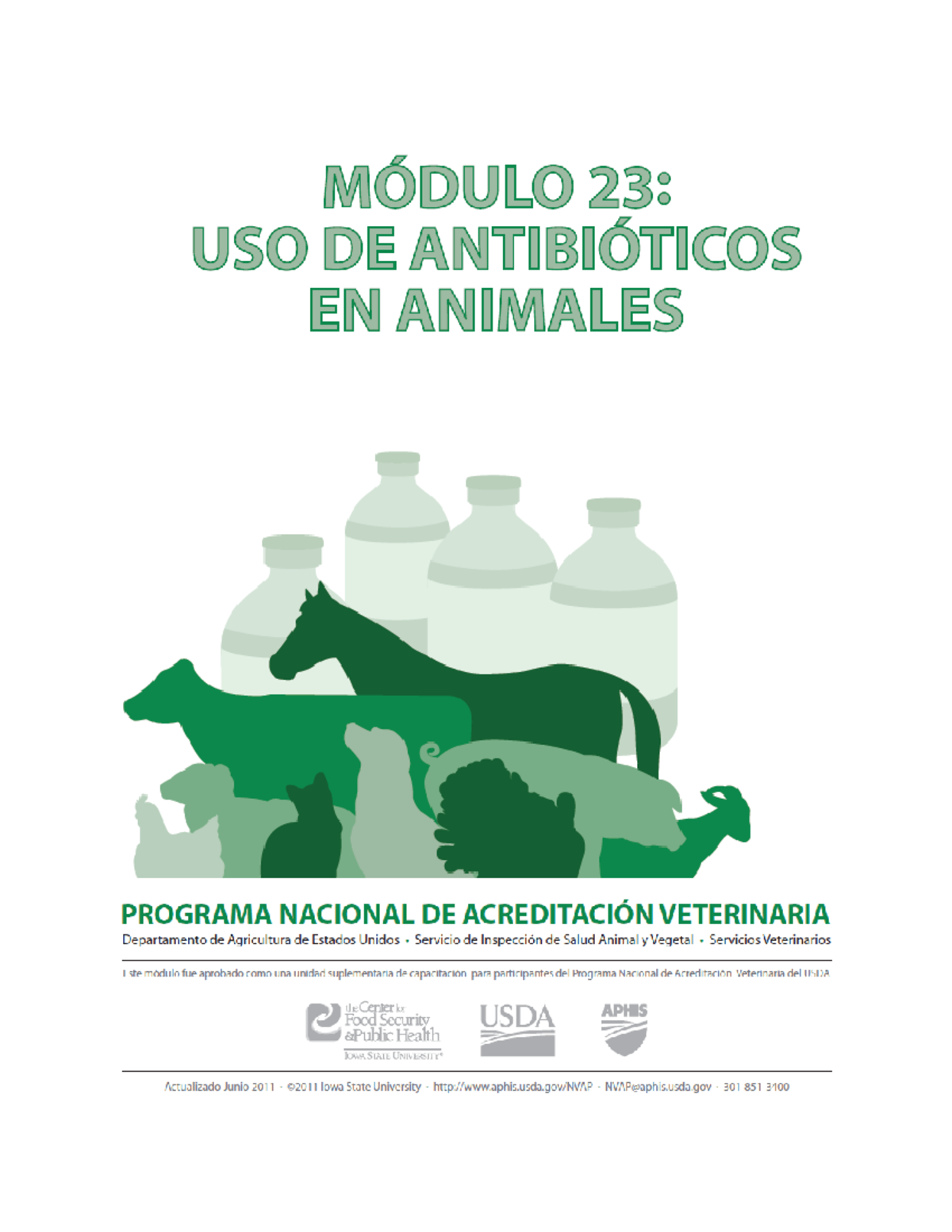 NVAP Mod23 Antibiotics in Animals - ii Tabla de Contenido - Studocu